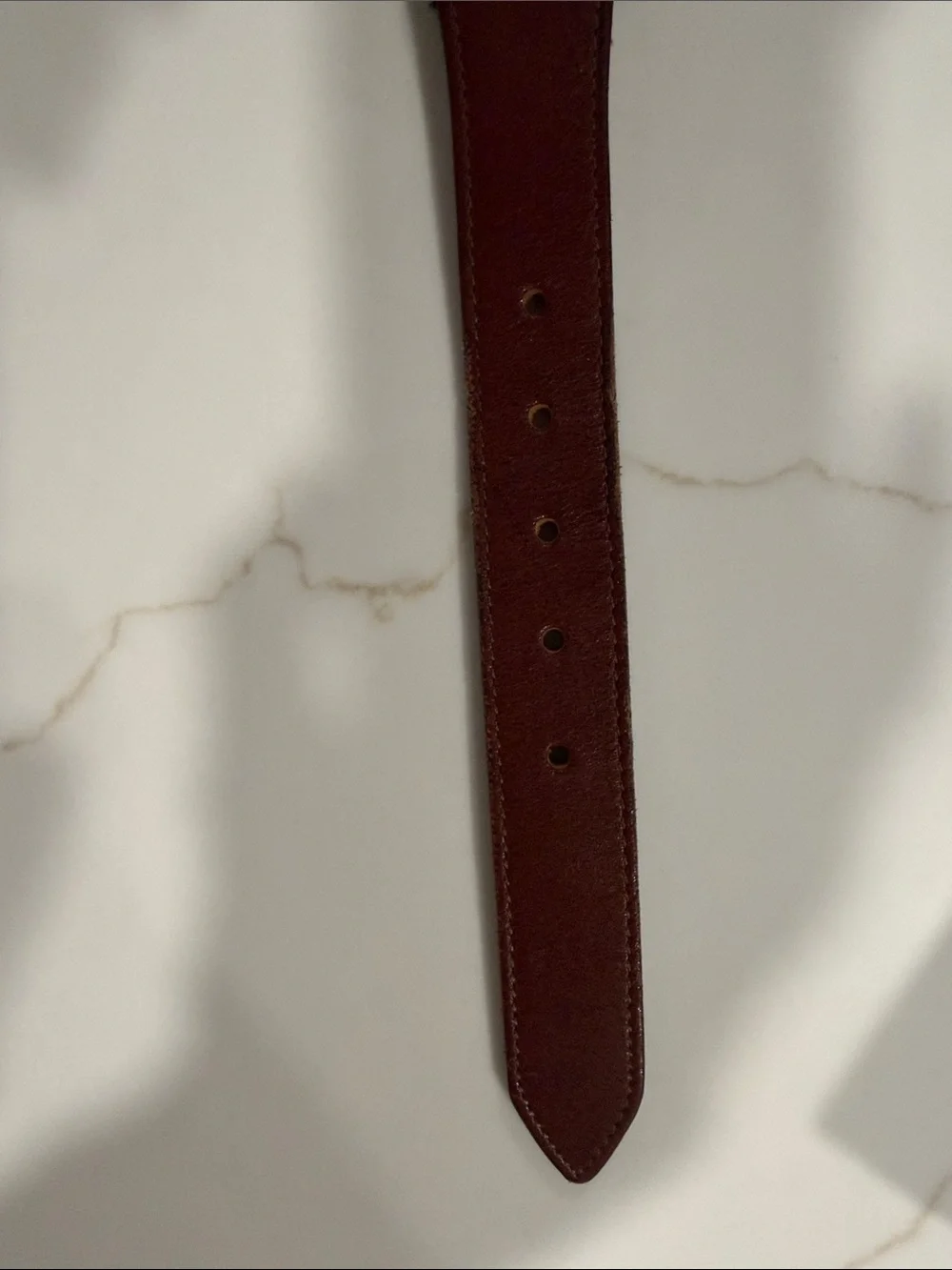 Vintage Brown Leather Brighton Belt with animals and Silver Buckle